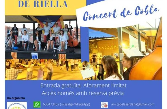 Concert de cobla a Alguaire