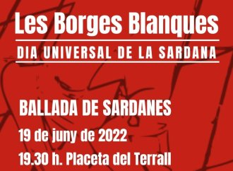 Borges Blanques commemora el Dia Universal de la Sardana