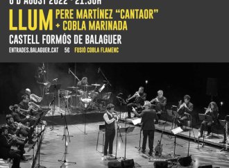 Llum, espectacle del "cantaor" Pere Martínez amb la Cobla Marinada