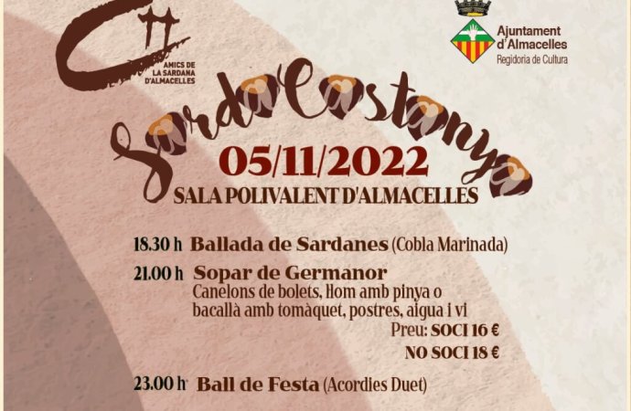Almacelles celebra el "Sardacastanya"