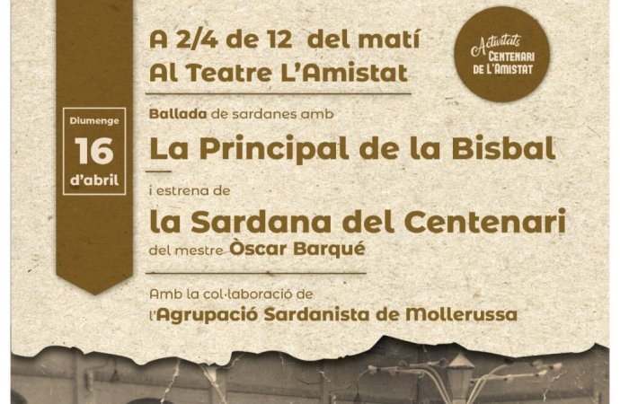 Ballada de sardanes en commemoració del centenari del Teatre l