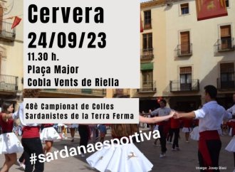 Cervera organitza una nova edició del concurs de colles sardanistes
