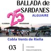 Ballada de cloenda dels actes del 25è aniversari dels Amics de la Sardana d'Alguaire 