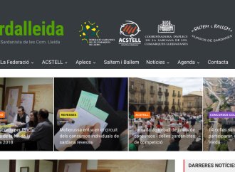 La Federació Sardanista de les Comarques de Lleida estrena nova Web corporativa