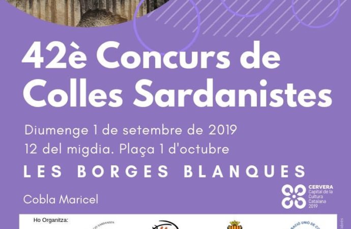 Concurs de colles sardanistes a les Borges Blanques
