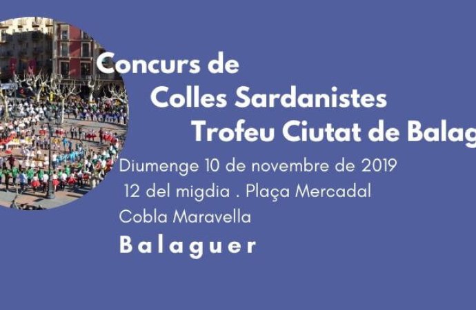 32 colles sardanistes en la gran final de Balaguer