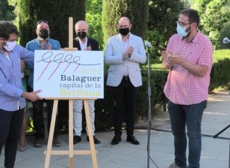 Balaguer presenta el logotip com a Capital de la Sardana